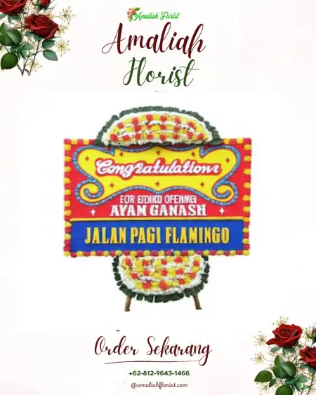 Sewa Papan Bunga Margolelo